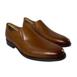 Clarks Collection Mens Tan Leather Slip On Loafers Extreme Comfort Shoes 8W
